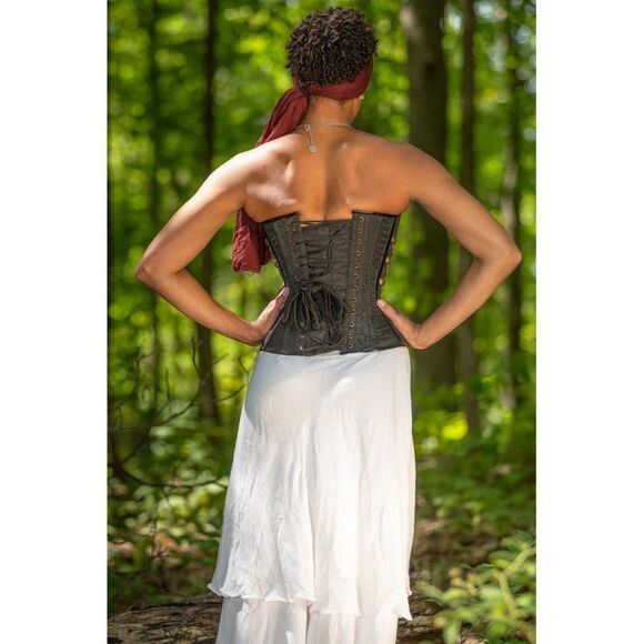 Corset Story Steampunk Corset With Chains Renaissance Gothic Cosplay Victorian - Picture 3 of 16